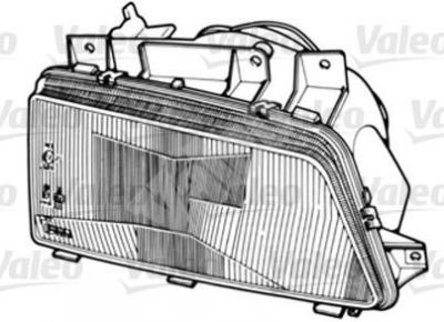 Valeo 061202 рассеиватель, основная фара на PEUGEOT 405 II (4B)