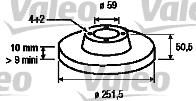 Valeo 186146 тормозной диск на FIAT STILO (192)