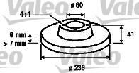 Valeo 186186 тормозной диск на OPEL KADETT E Combo (38_, 48_)