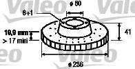 Valeo 186188 тормозной диск на OPEL KADETT E Combo (38_, 48_)