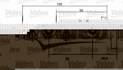 Valeo 350675 главный тормозной цилиндр на FIAT UNO (146A/E)