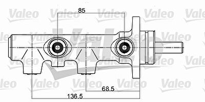 Valeo 350681 главный тормозной цилиндр на FIAT DUCATO фургон (290)