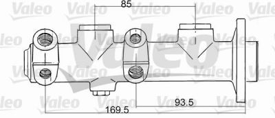 Valeo 350710 главный тормозной цилиндр на RENAULT SUPER 5 (B/C40_)