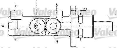 Valeo 402295 главный тормозной цилиндр на SKODA OCTAVIA Combi (1U5)