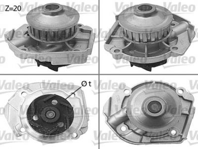 Valeo 506397 водяной насос на FIAT UNO (146A/E)