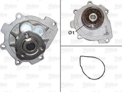 VALEO Водяной насос OPEL Astra H/Vectra C/CRUZE (506837)