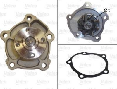 Valeo 506975 водяной насос на FIAT SEDICI (FY_)