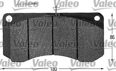 Valeo 541600 комплект тормозных колодок, дисковый тормоз на MAN E 2000