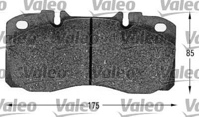 Valeo 541622 комплект тормозных колодок, дисковый тормоз на IVECO EuroCargo