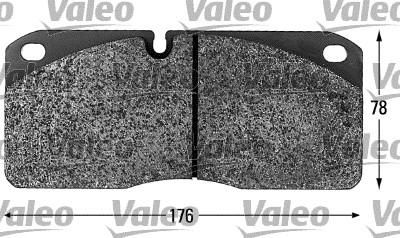 Valeo 541656 комплект тормозных колодок, дисковый тормоз на IVECO EuroCargo
