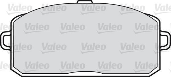 Valeo 551504 комплект тормозных колодок, дисковый тормоз на TOYOTA STARLET универсал (KP6_)