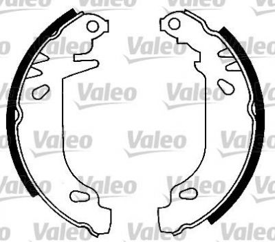 Valeo 553655 комплект тормозных колодок на RENAULT SUPER 5 (B/C40_)