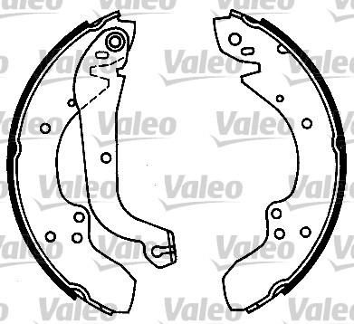 Valeo 553680 комплект тормозных колодок на FIAT DUCATO фургон (290)