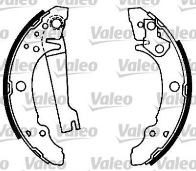 Valeo 553707 комплект тормозных колодок на VW POLO купе (86C, 80)
