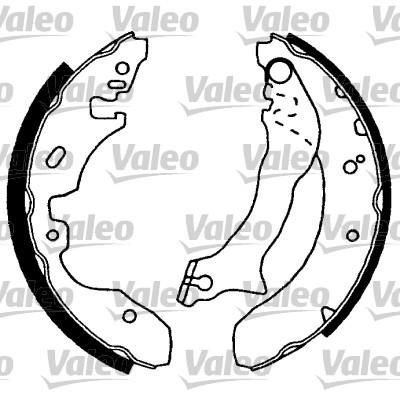 Valeo 553738 комплект тормозных колодок на FORD MONDEO I (GBP)