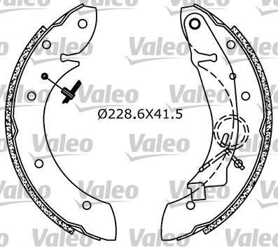 Valeo 553785 комплект тормозных колодок на PEUGEOT PARTNER фургон (5)