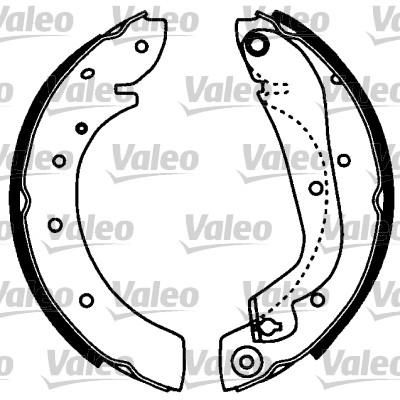 Valeo 553811 комплект тормозных колодок на NISSAN SERENA (C23M)