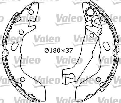 Valeo 553835 комплект тормозных колодок на HYUNDAI S COUPE (SLC)