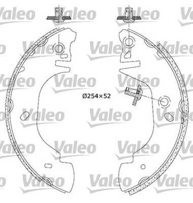Valeo 553850 комплект тормозных колодок на FORD TRANSIT c бортовой платформой/ходовая часть (E_ _)