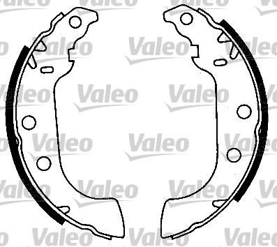 Valeo 553856 комплект тормозных колодок на PEUGEOT 306 кабрио (7D, N3, N5)