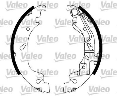 Valeo 553869 комплект тормозных колодок на FIAT PUNTO (188)