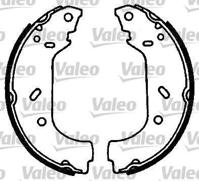 Valeo 554588 комплект тормозных колодок на PEUGEOT EXPERT (224)