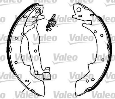 Valeo 554659 комплект тормозных колодок на RENAULT 21 универсал (K48_)
