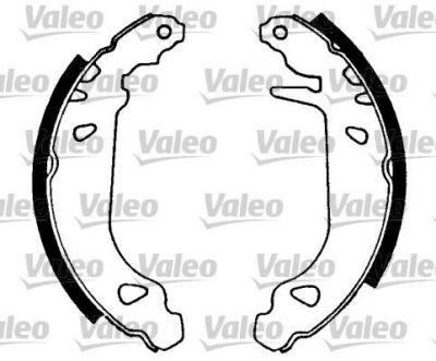 Valeo 554672 комплект тормозных колодок на PEUGEOT 306 кабрио (7D, N3, N5)