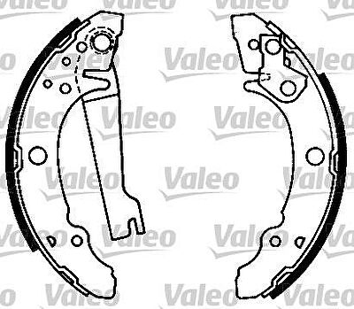 Valeo 554747 комплект тормозных колодок на VW POLO CLASSIC (6KV2)