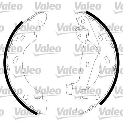 Valeo 554763 комплект тормозных колодок на SMART CABRIO (450)