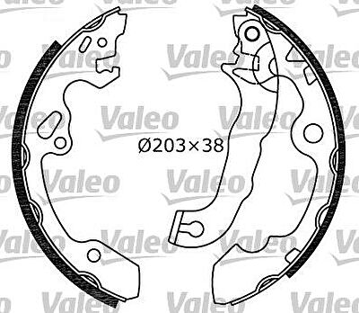 Valeo 554772 комплект тормозных колодок на FORD FOCUS (DAW, DBW)