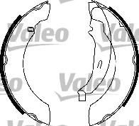 Valeo 554842 комплект тормозных колодок на RENAULT CLIO II (BB0/1/2_, CB0/1/2_)