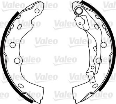 Valeo 554863 комплект тормозных колодок на SUZUKI SWIFT II седан (AH, AJ)
