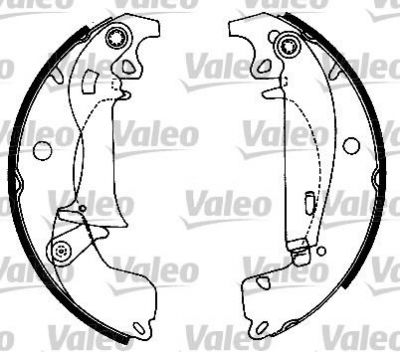 Valeo 562045 комплект тормозных колодок на RENAULT TRAFIC фургон (TXX)