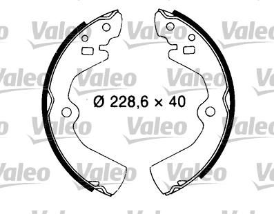 Valeo 562076 комплект тормозных колодок на NISSAN BLUEBIRD Hatchback (T72, T12)