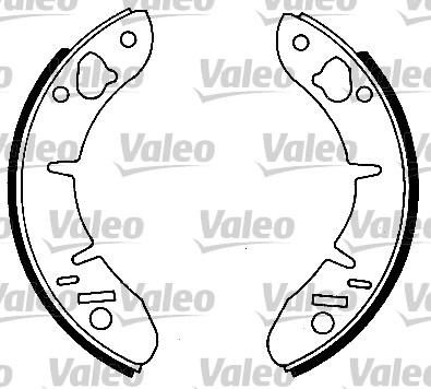 Valeo 562084 комплект тормозных колодок на PEUGEOT 306 кабрио (7D, N3, N5)