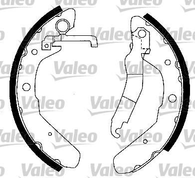 Valeo 562403 комплект тормозных колодок на VW TRANSPORTER III фургон