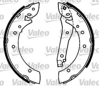 Valeo 562448 комплект тормозных колодок на PEUGEOT 505 Break (551D)