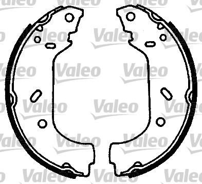 Valeo 562552 комплект тормозных колодок на PEUGEOT EXPERT (224)