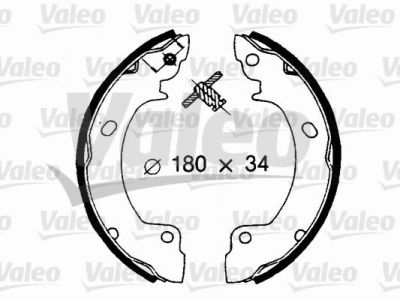 Valeo 562578 комплект тормозных колодок на HYUNDAI S COUPE (SLC)