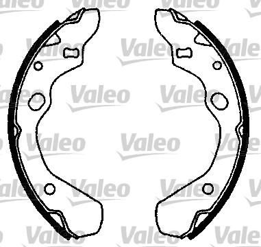 Valeo 562595 комплект тормозных колодок на MAZDA 323 C IV (BG)