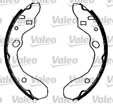 Valeo 562596 комплект тормозных колодок на MAZDA 323 F V (BA)