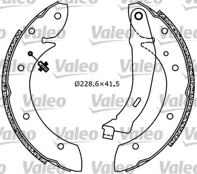 Valeo 562630 комплект тормозных колодок на RENAULT SCЙNIC I (JA0/1_)