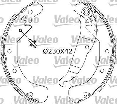 Valeo 562640 комплект тормозных колодок на OPEL ASTRA H (L48)