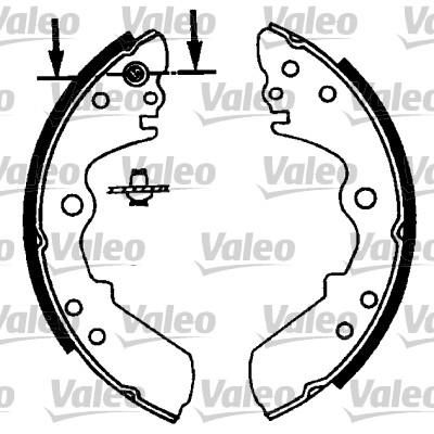 Valeo 562719 комплект тормозных колодок на OPEL CAMPO (TF_)