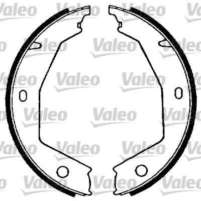 Valeo 562739 комплект тормозных колодок, стояночная тормозная с на FIAT ULYSSE (220)