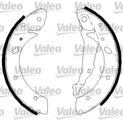 Valeo 562773 комплект тормозных колодок на TOYOTA AVENSIS (_T22_)