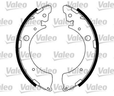 Valeo 562994 комплект тормозных колодок на HONDA ACCORD III (CA)