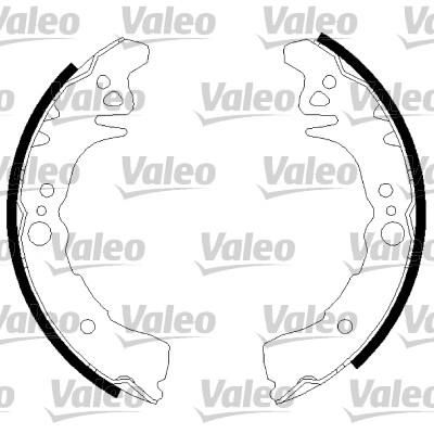 Valeo 564002 комплект тормозных колодок на DAIHATSU COPEN (L880_, L881_)