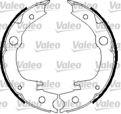 Valeo 564008 комплект тормозных колодок, стояночная тормозная с на TOYOTA YARIS (SCP1_, NLP1_, NCP1_)